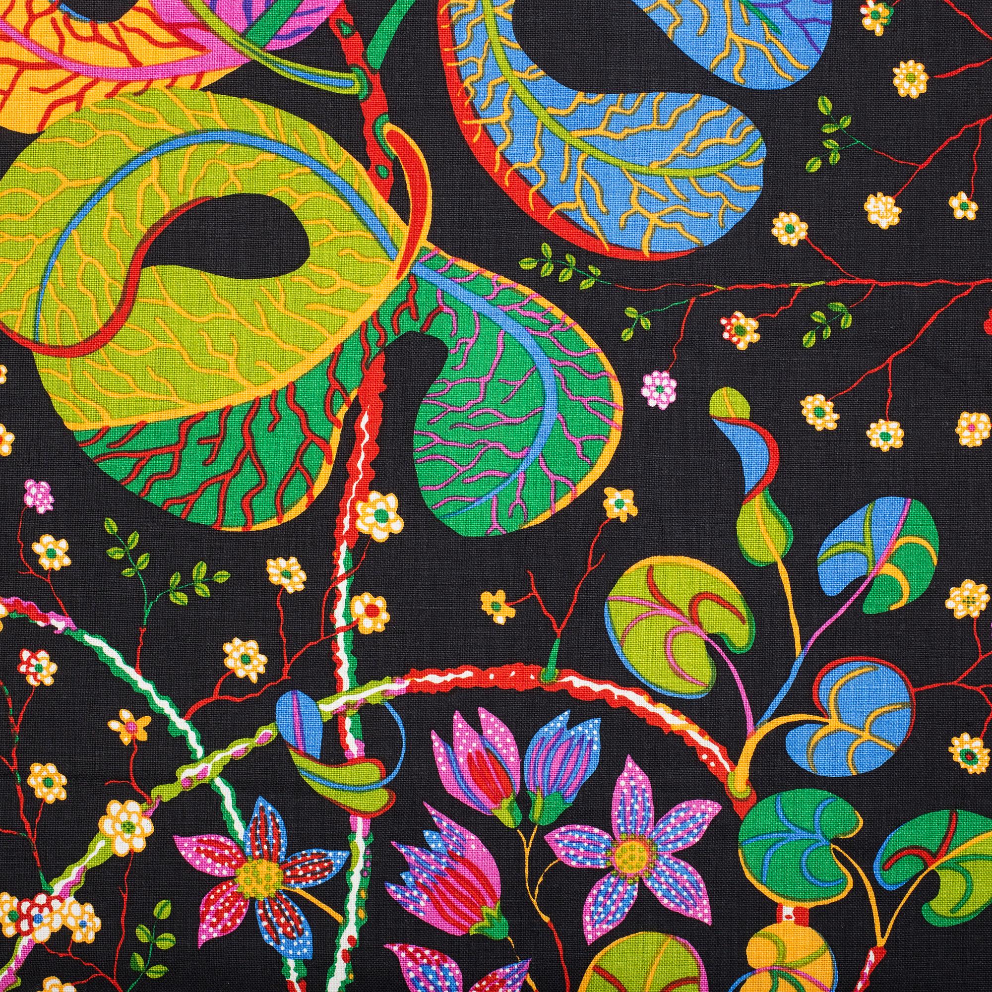 JOSEF FRANK, textil, lin, "Teheran", Firma Svenskt Tenn.