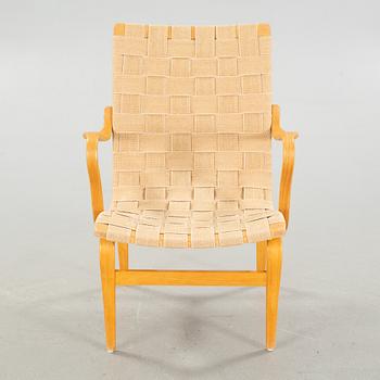 BRUNO MATHSSON, fåtölj, "Eva", Firma Karl Mathsson, Värnamo, 1940-tal.