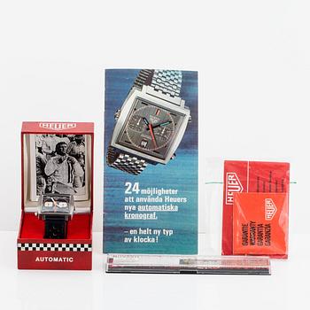 Heuer, Monaco, kronograf, "Steve McQueen".