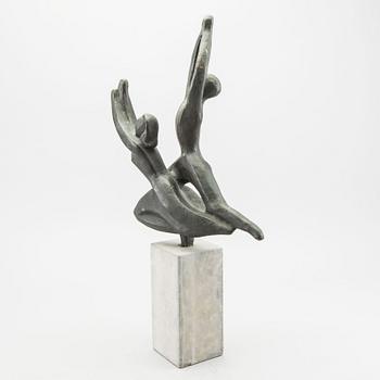 JONAS FRÖDING, a signed bronze sculpture.