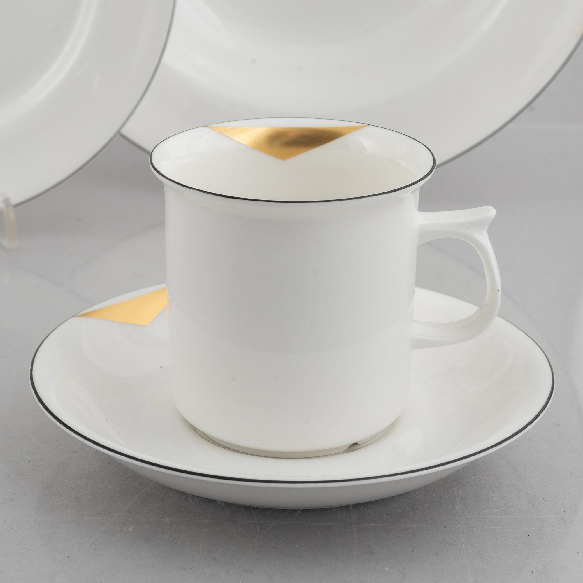 Jonas Lindkvist, servisdelar, 55 st, "New York", Gustavsberg.