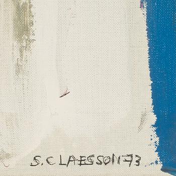 STIG CLAESSON, olja på duk, signerad och daterad -73.