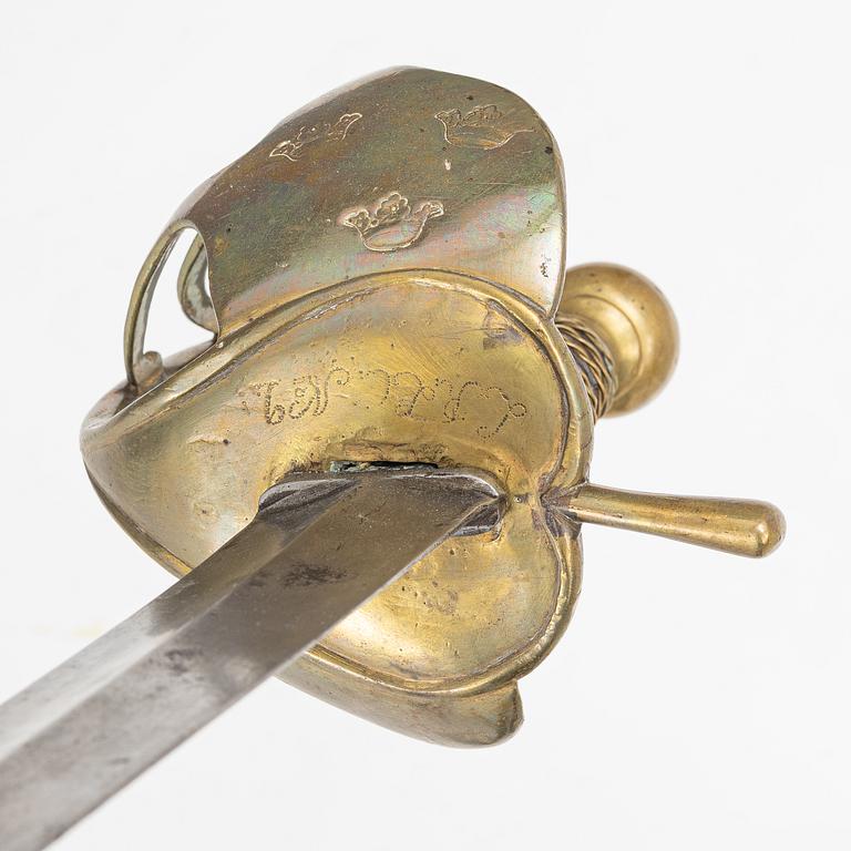 A Swedish cavalry sword 1773 pattern.