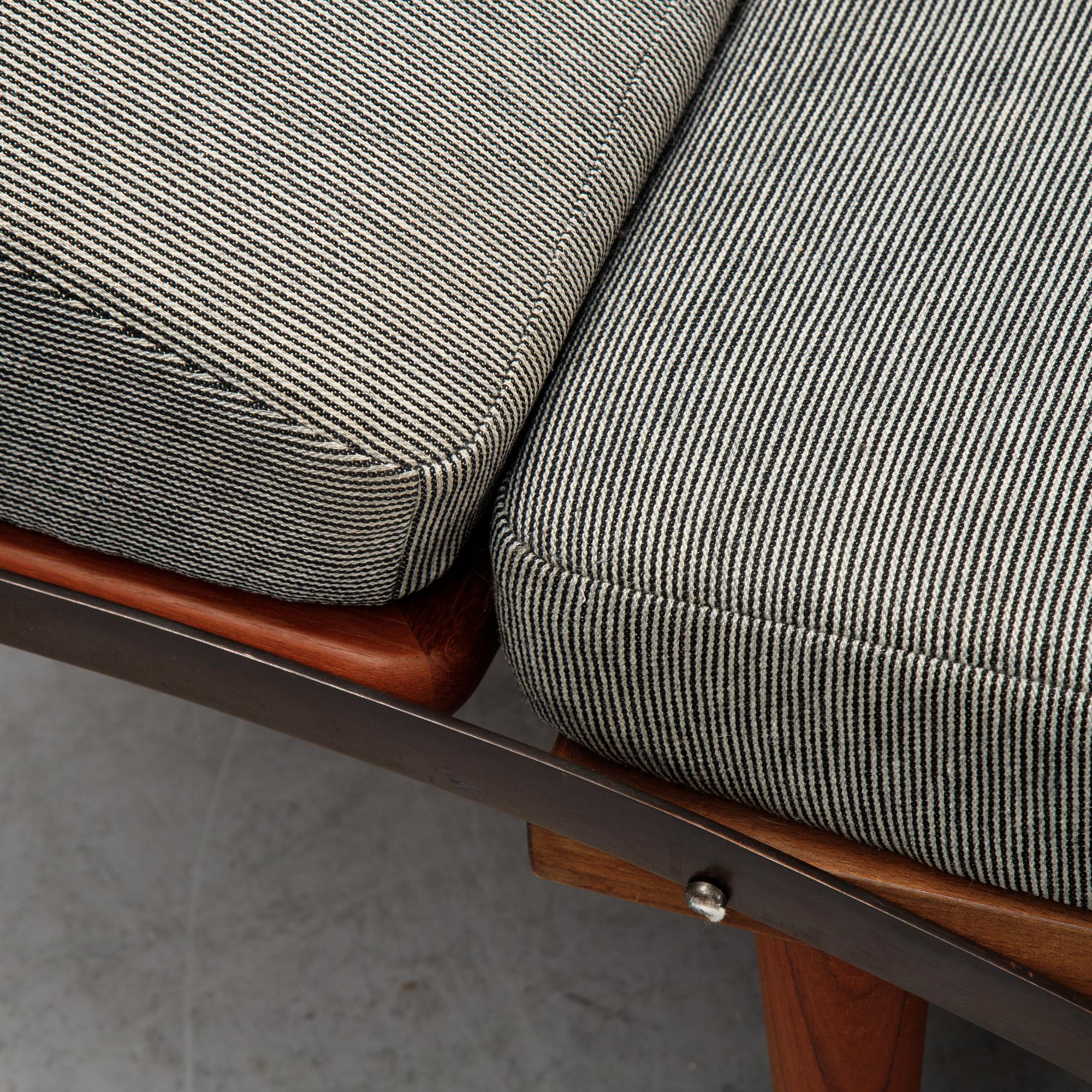 Peter Hvidt & Orla Mølgaard Nielsen, a sofa for France & Daverkosen, Denmark, mid 20th Century.