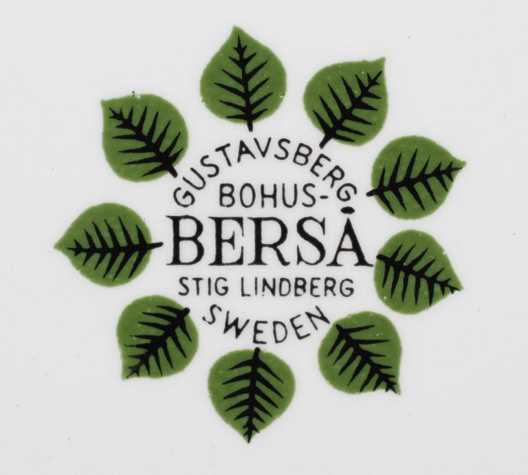 SERVIS, 29 delar, porslin, "Berså, "Berså", Stig Lindberg, Gustavsberg.