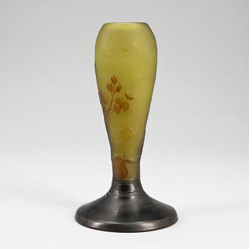 VAS, glas, Emile Gallé, Frankrike, 1900-talets början.
