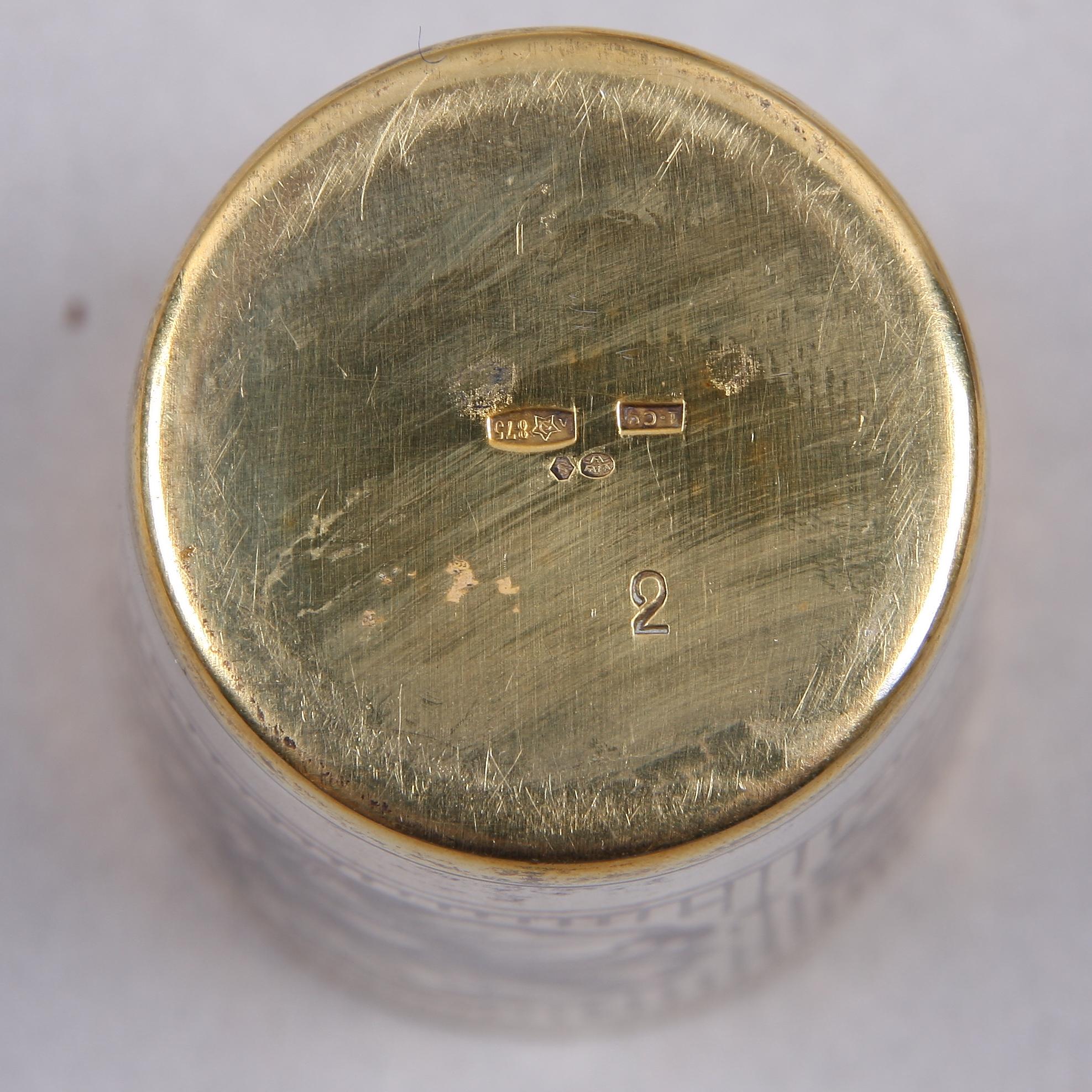 BÄGARE, 3 st, silver, CG. Hallberg, 1914 resp Sovjetryssland, 1900-talets mitt.