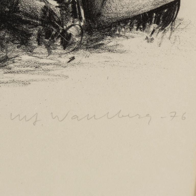 ULF WAHLBERG, lithographs, 2, 1976, 2001, signed 191/320, 248/295.