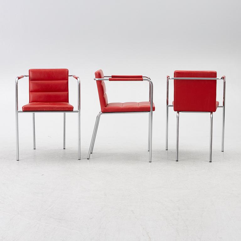 Gunilla Allard, three 'Cinema Sport' armchairs, Lammhults, Sweden.