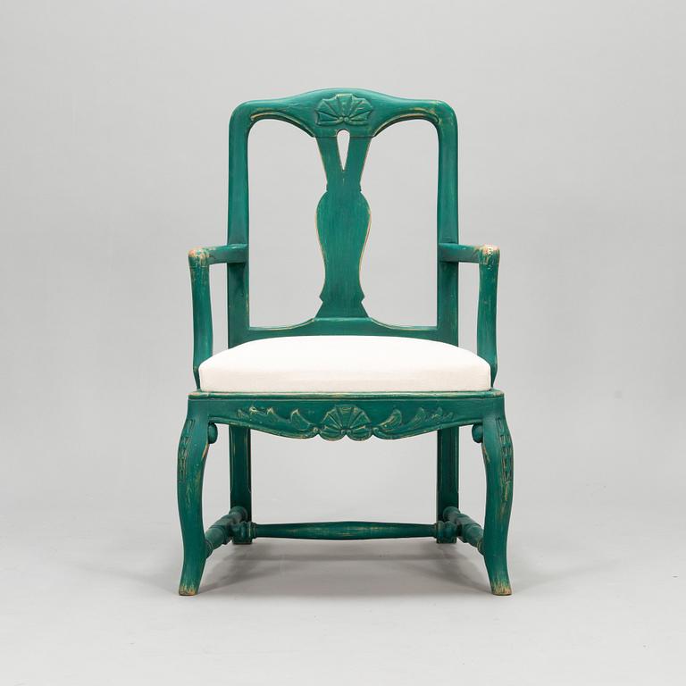 A rococo style armchair, first half of the 20th century.