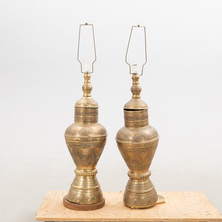 Floor lamps, 2 pcs, 20th century.