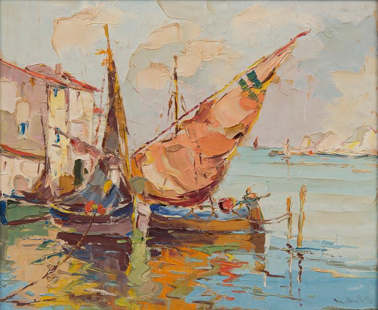 Unknown artist, oil on canvas, signed.