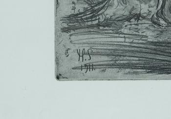 Hugo Simberg, "Änglavingar plockas". 1911.