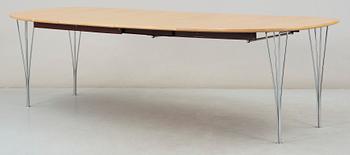 MATBORD, "Superelips", design Bruno Mathsson och Piet Hein för Fritz Hansen, Danmark.
