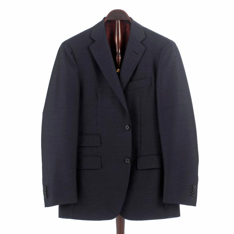 LUND & LUND, a men's blue wool and mohair suit consisting of jacket and pants, size 50.