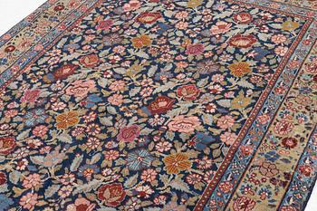 A rug, possibly Tabriz, c. 195 x 137 cm.