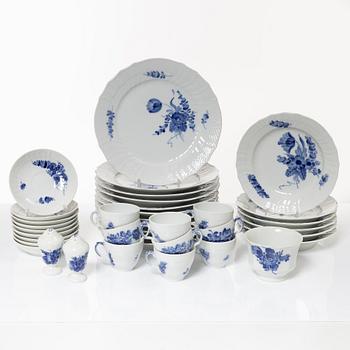 Royal Copenhagen, a 29-piece 'Blue Flower' service, Denmark.