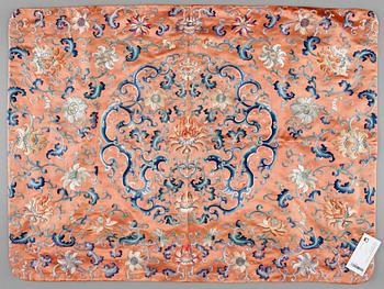 TEXTILIER, 3 st, siden, Kina, 1900-tal.