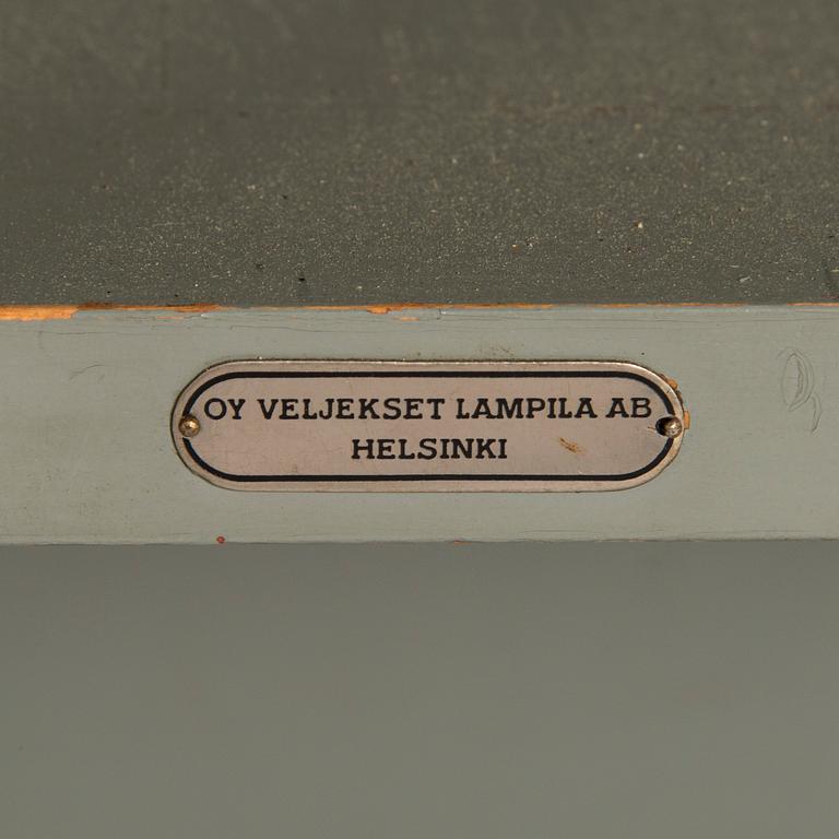 A 1930's writing desk for Oy Veljekset Lampila Ab.