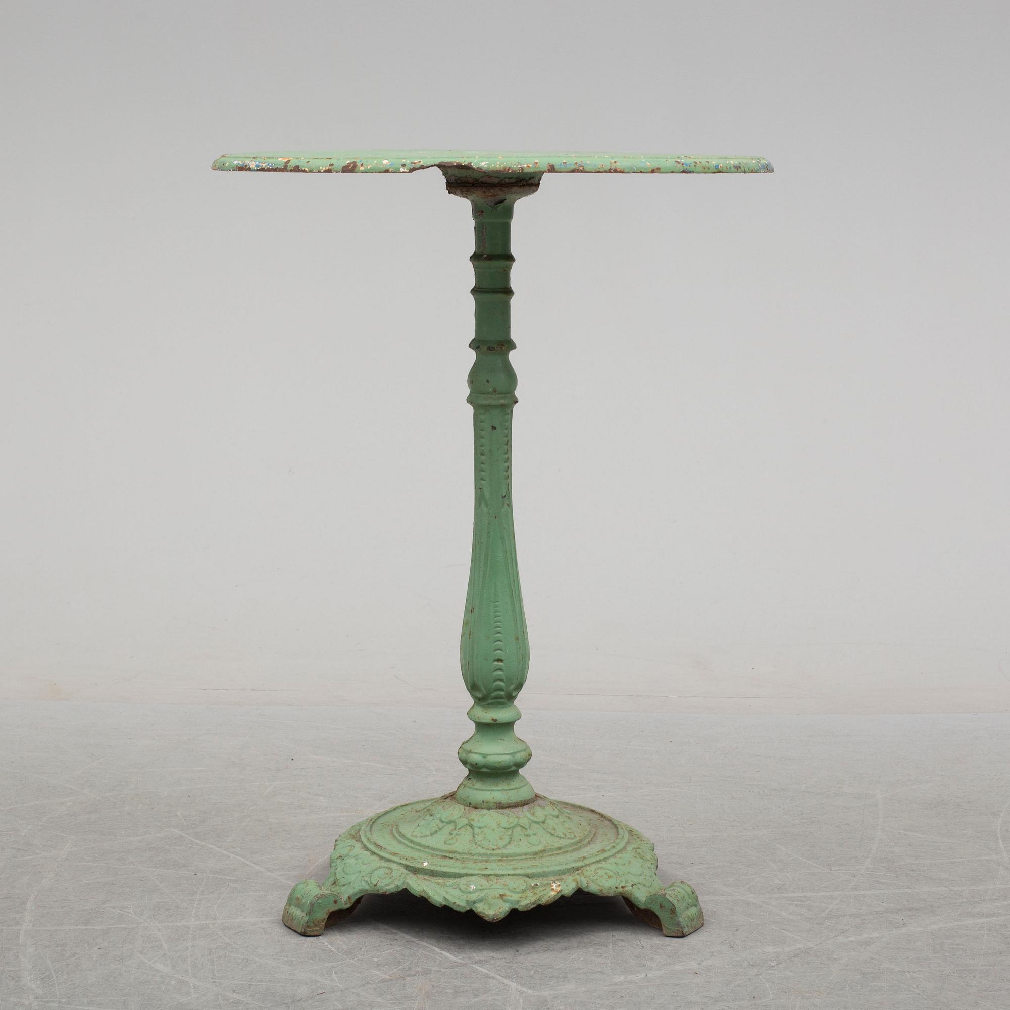 BORD, gjutjärn, omkring 1900.