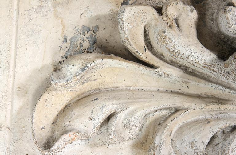 DEKORELEMENT FÖR HUSFASAD, 2 st, cement, 1899.