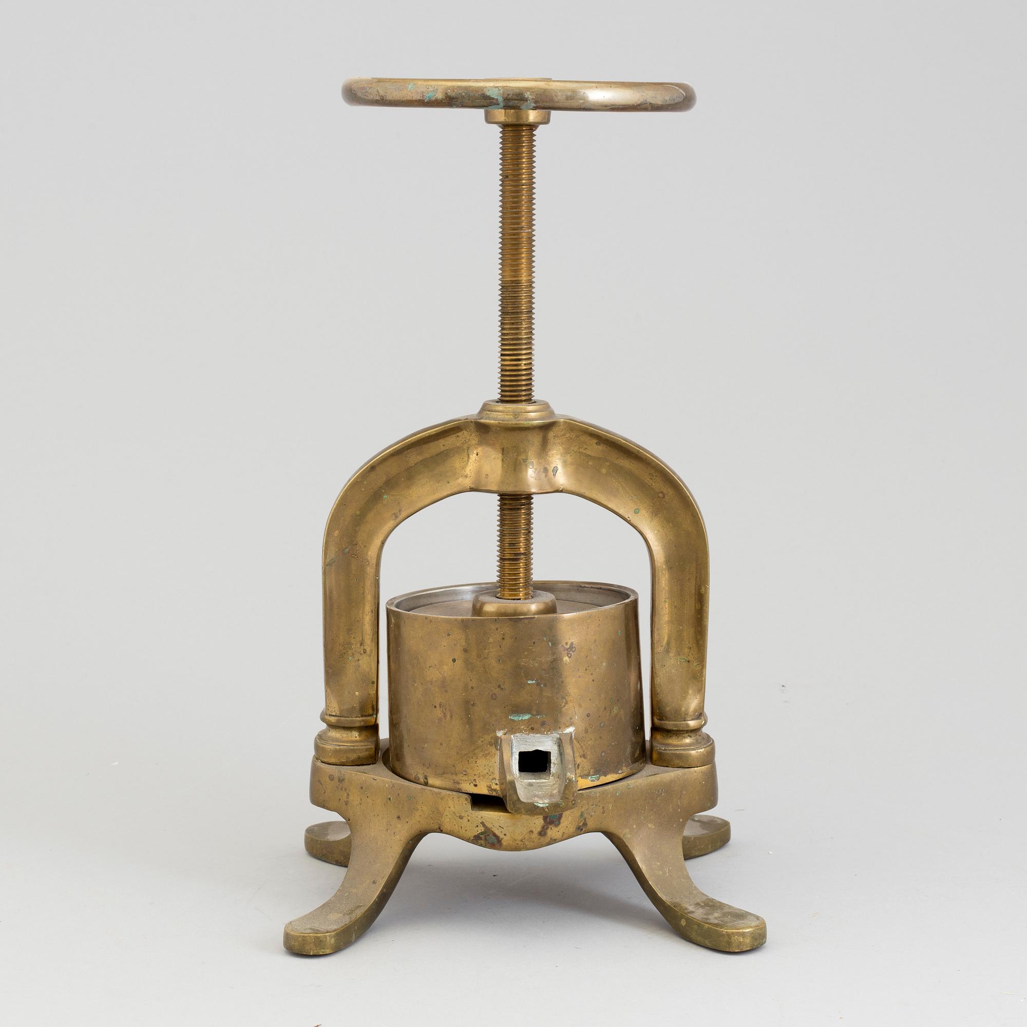 ANKPRESS, mässing, 1900-tal.