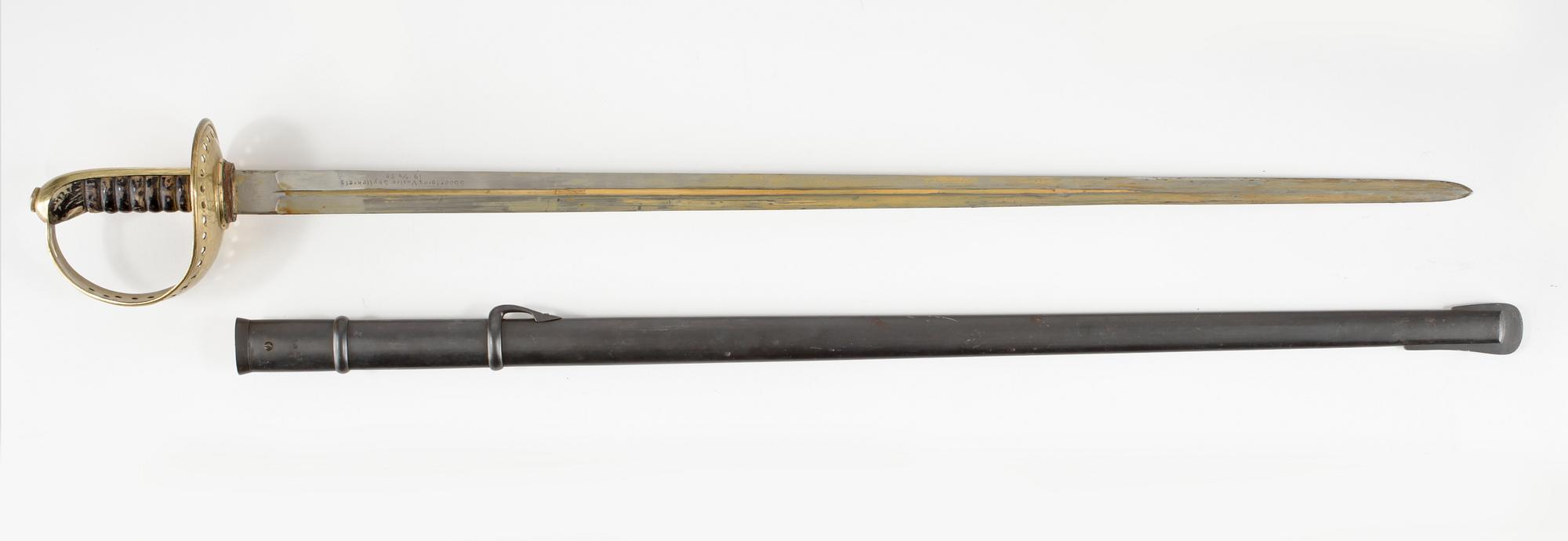 SABEL, Sverige m/1893, för kavalleriet, manskap.