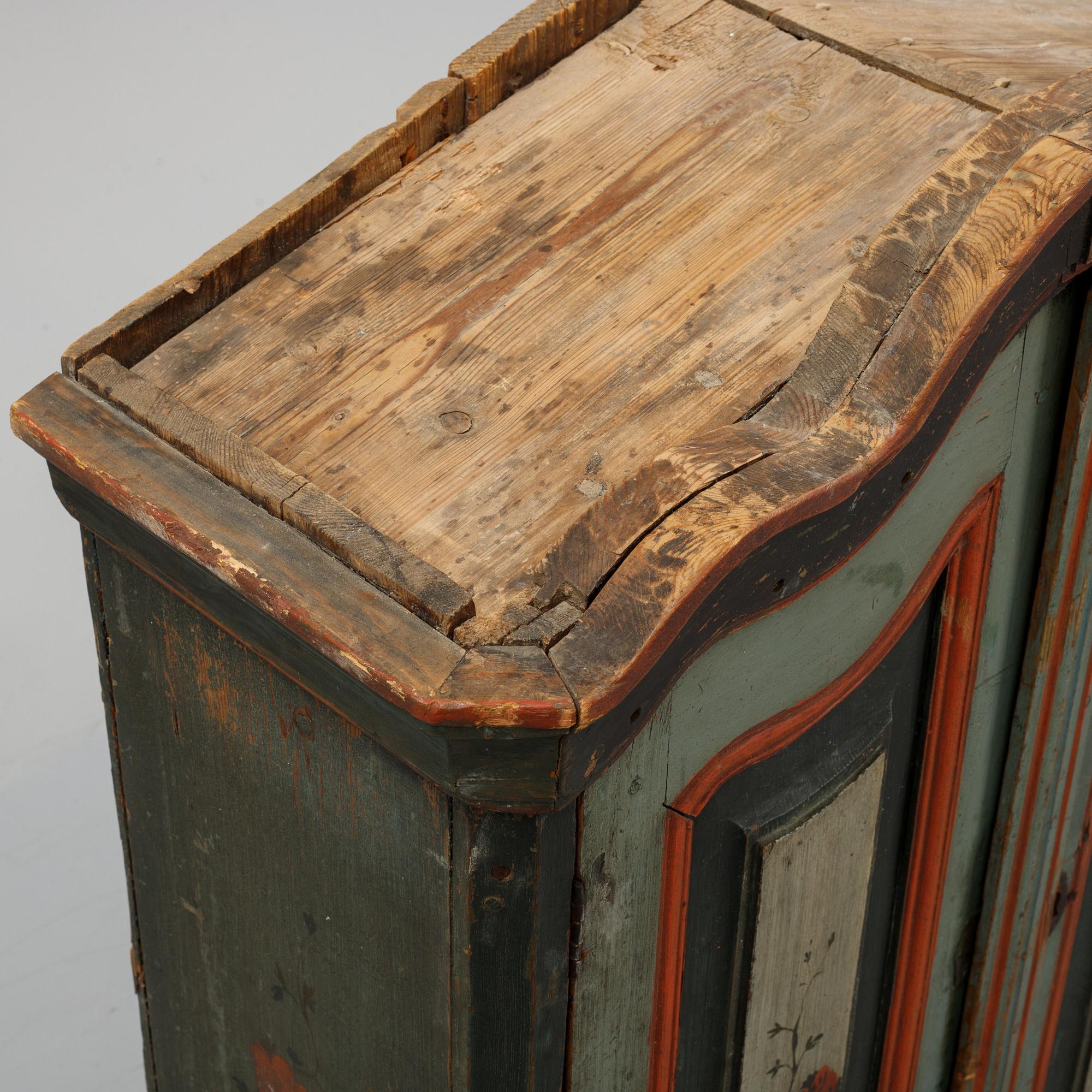 A Swedish early 19th century cupboard.