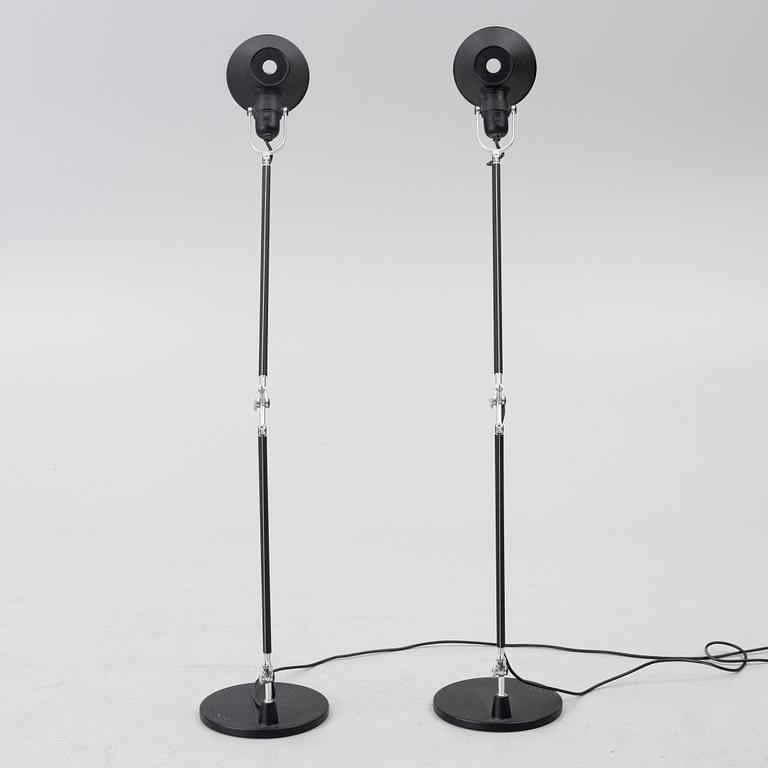 Michele De Lucchi & Giancarlo Fassina, a pair of 'Tolomeo' desk top lamps, Artemide, Italy.