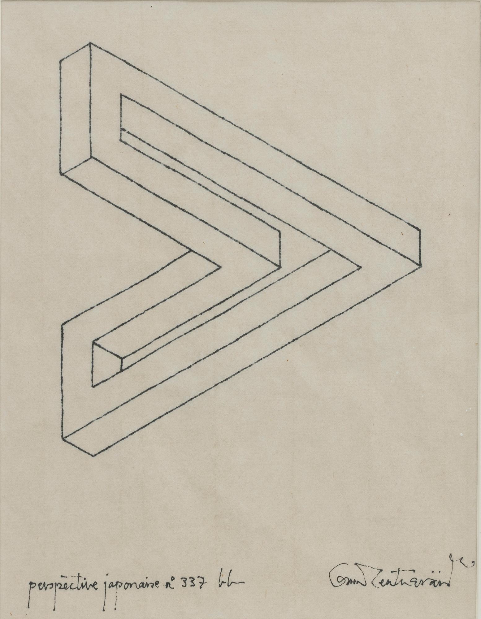Oscar Reutersvärd, "Perspective japonaise no. 337".