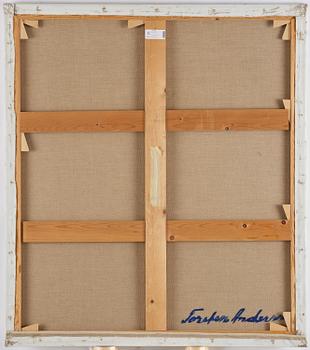 Torsten Andersson, "Staty. Lackerad masonitskulptur + svart sockel".