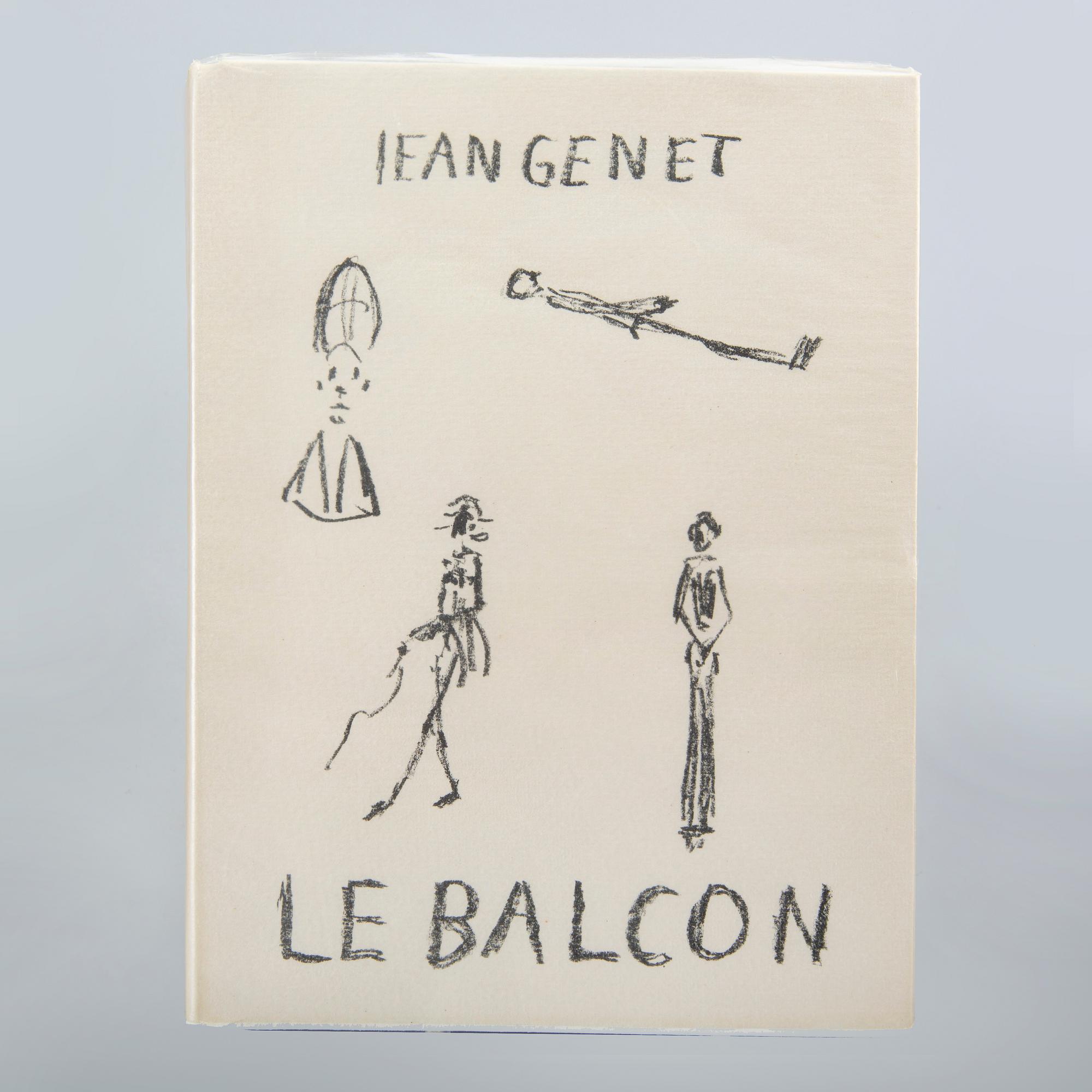 Bok, Jean Genet, "Le Balcon" med omslag originallitografi av Alberto Giacometti.