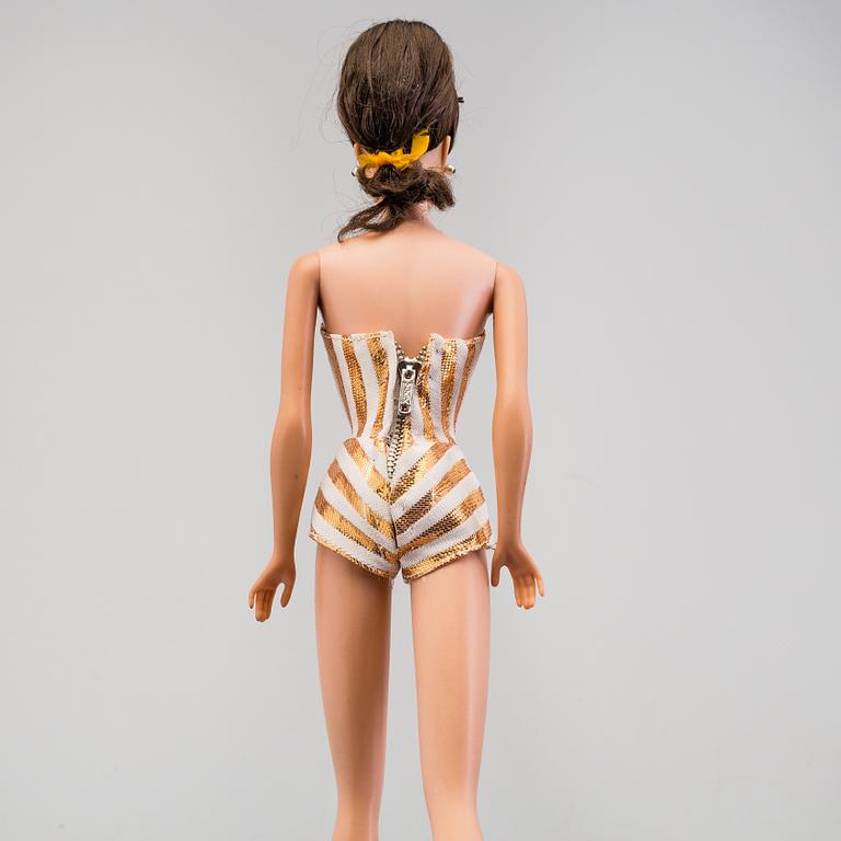 BARBIE OCH HENNES VÄNNER, 9 stycken dockor, Mattel, 1960/70-tal.
