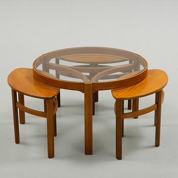 SOFFBORD, fyra delar, G plan, England, 1960-tal.