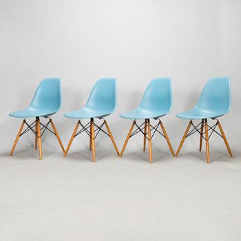 Charles & Ray Eames, stolar, 4 st, 'DWS' för Vitra 2006.