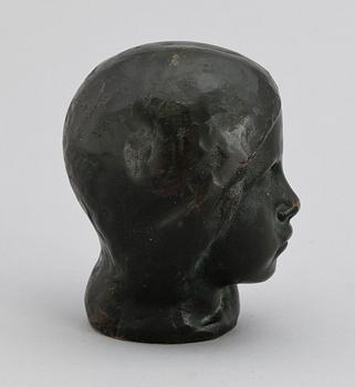 JOHANNES COLLIN, skulptur, brons, 1900-talets första hälft.