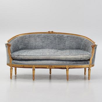 a gustavian style sofa from around 1900,