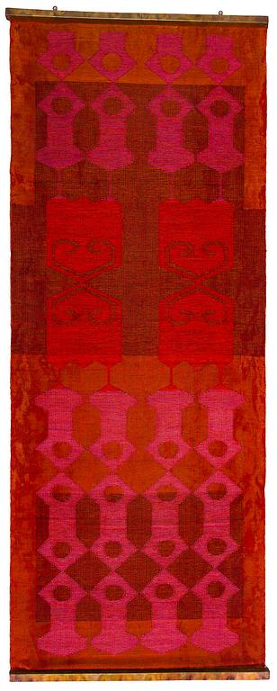 Viena Mertsalmi, tapestry, signed and dated 1968.