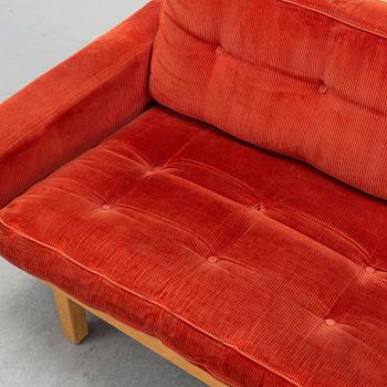 A 'Tornado' oak sofa by Eric Merten, 1960's.