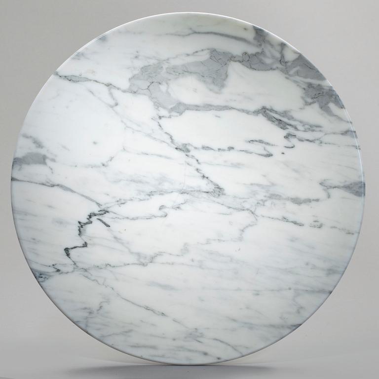 An Eero Saarinen 'Tulip' marble top table, Knoll International, USA.