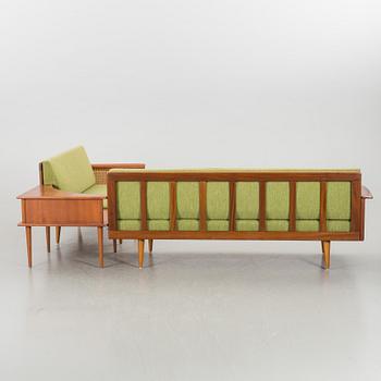 A CORNER SOFA BY KNUT SAETER, FOR  VATNE MÖBLER AS NORWAY.