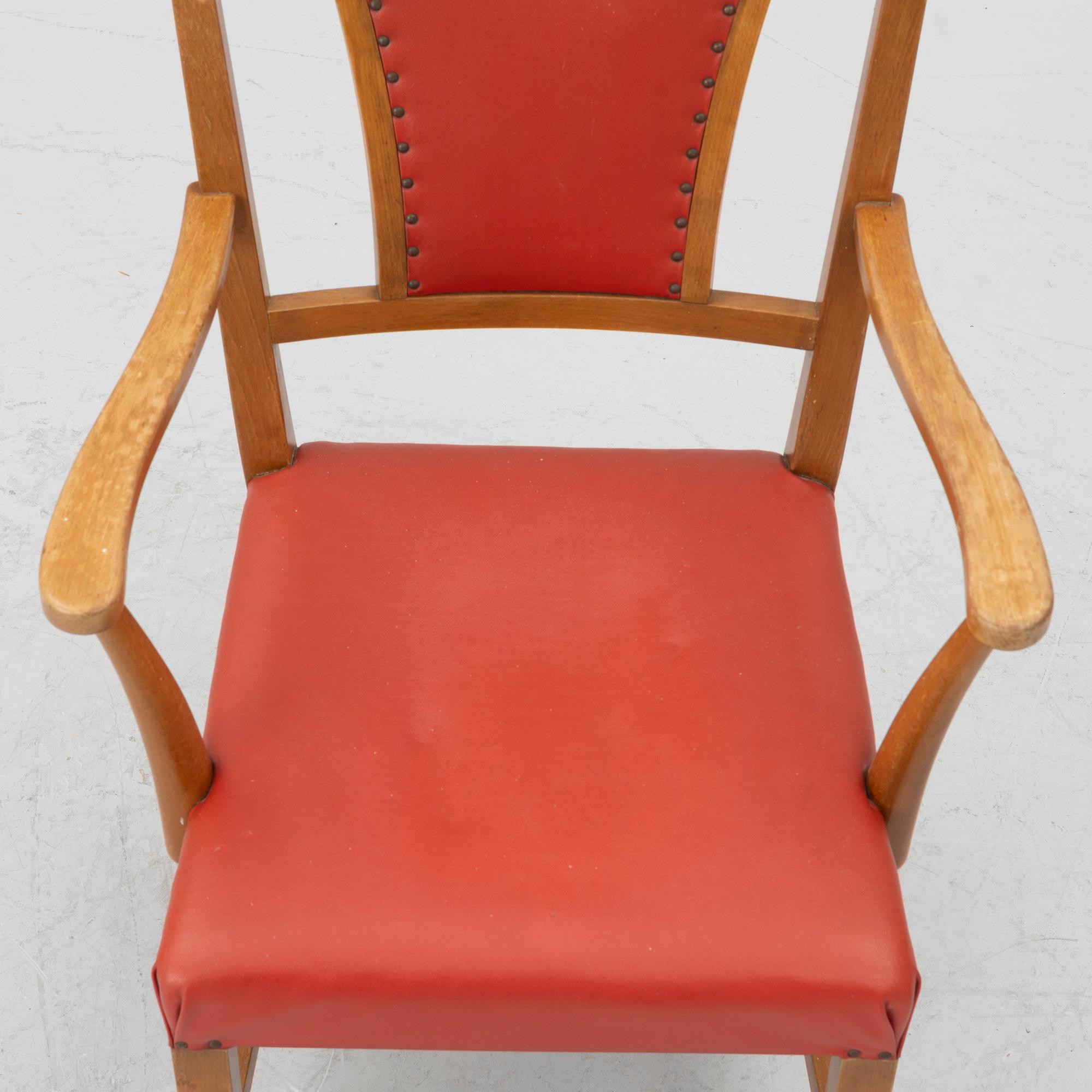 Josef Frank, a model B2163 armchair, Svenskt Tenn.