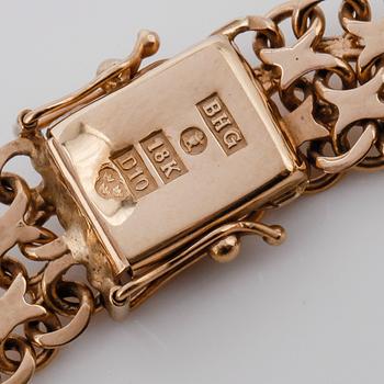 ARMBAND, 18K guld, svenska stämplar, 1978. Vikt ca 22 g.