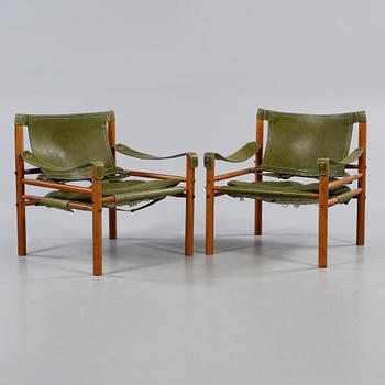 KARMSTOLAR, ett par, "Sirocco", Arne Norell, Norell Möbel AB, 1960/1970-tal.