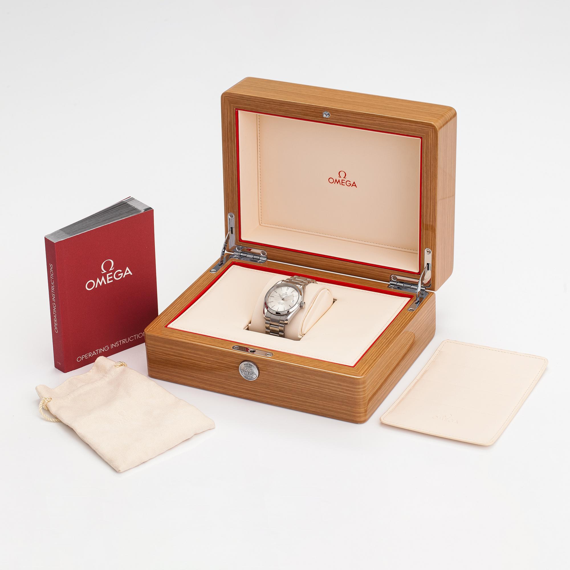 Omega, Seamaster, Aqua Terra, co-axial, 150m, wristwatch, 36 mm.