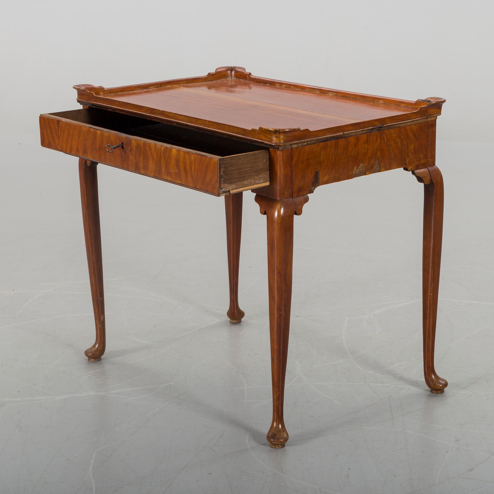 A 18th century table.