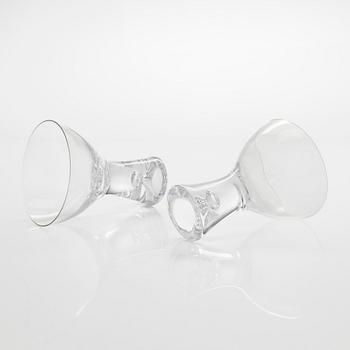 Tapio Wirkkala, champagneglas/ efterrättsskålar, 12 st  "Tapio" modell 2101. Iittala.