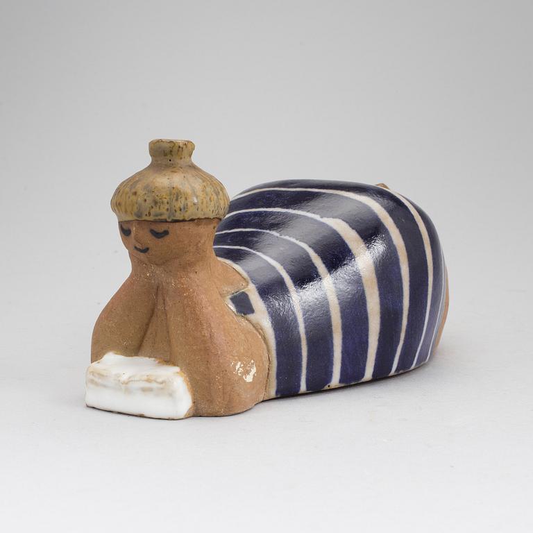 A FIGURE, stoneware, "Beata" Lisa Larson, Gustavsberg.