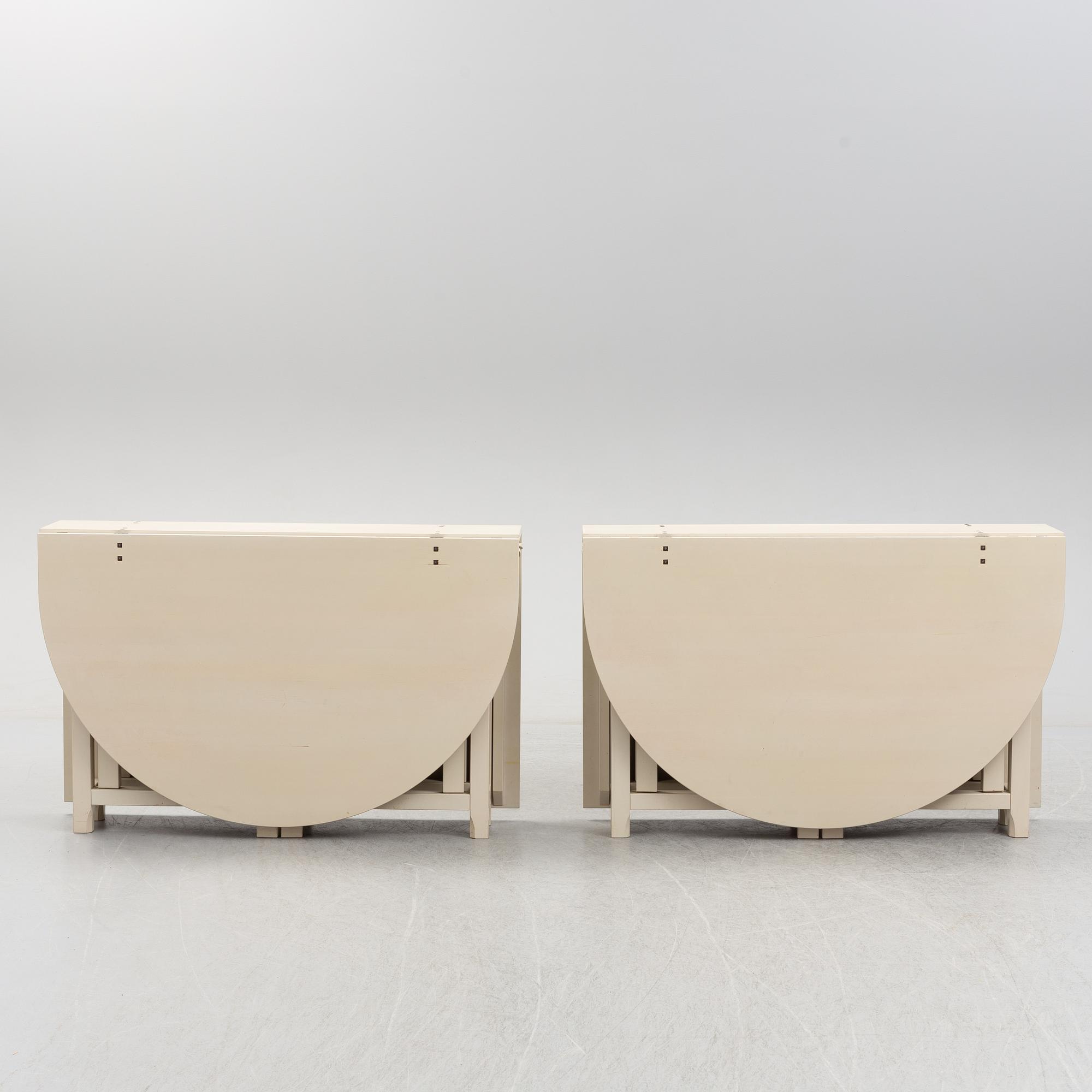 SLAGBORD, ett par, "Bergslagen", IKEA:s 1700-talsserie, 1990-tal.
