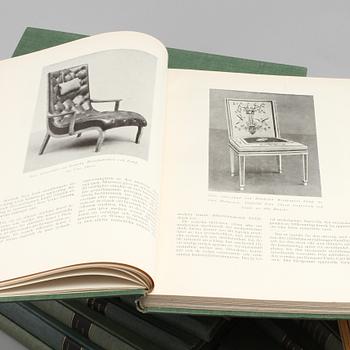 TIDSKRIFTER, 18 årgångar, "Svenska Slöjdföreningens Tidskrift", 1914-1931.
